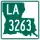 Louisiana Highway 3263 marker