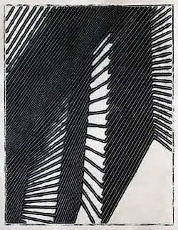 Broken net, collography 2016