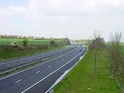 M2 between Wrens Road and Stiff Street, looking west