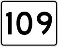 Route 109 marker