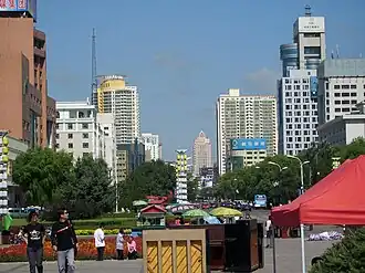 The main street of the city