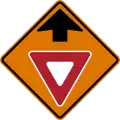 CW3-2 Yield sign ahead