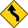 W1-4L Reverse curve (left)