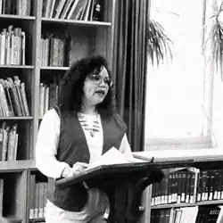 M Miriam Herrera at Russell Sage College, Troy NY, April 2012