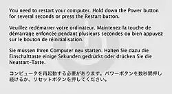 Mac OS X 10.2 kernel panic