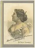 Autographed portrait of soprano "Madamoiselle Dolores" (Antonia Dolores Trebelli)