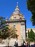 San Andrés Church (Madrid) seen from the Plaza de los Carros.