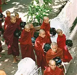Monks in Myanmar