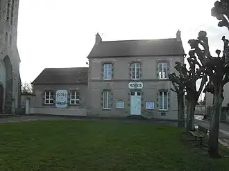 The town hall in Beauvoir