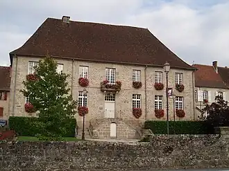 The town hall of Felletin