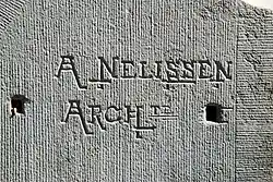 The architect's signature
