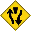 Divided highway ahead