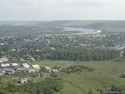 View of Mamadysh and the Vyatka River