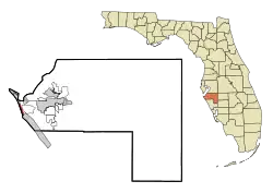 Location in Manatee County and the U.S. state of Florida