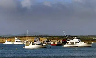 Mangawhai Heads anchorage