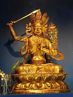 Manjushri wielding Khanda.
