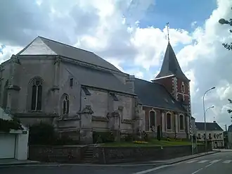 The church in Manneville-la-Goupil