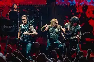 Manowar performing live on London in 2025