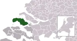 Location of Schouwen-Duiveland