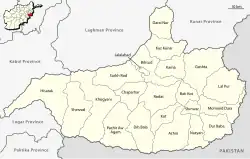Bishsud District is located in the north-west of Nangarhar Province.