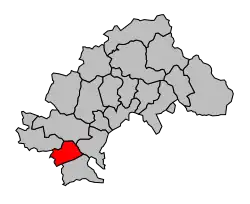 Map of Location of Orpierre