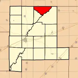 Location in Fayette County