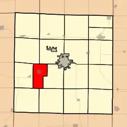 Location in McDonough County