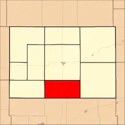 Location within Hodgeman County