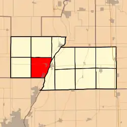 Location in Marshall County