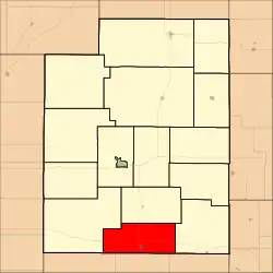 Location in Greenwood County