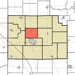 Location of Union Township in Clinton County