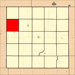 Location in Jewell County