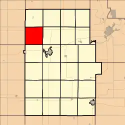 Location in Dickinson County