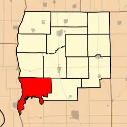 Location in Greene County