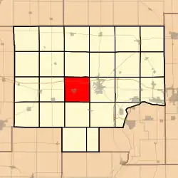 Location in Bureau County