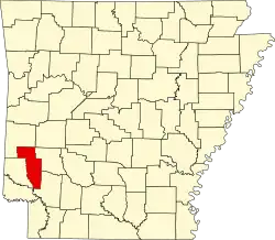 State map highlighting Howard County