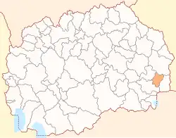 Location of Bosilovo Municipality