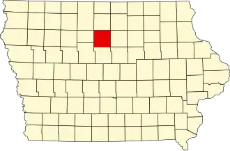 Wright County map