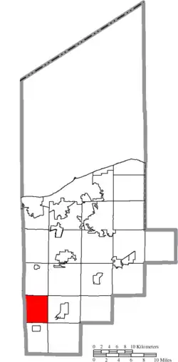 Location of Brighton Township in Lorain County