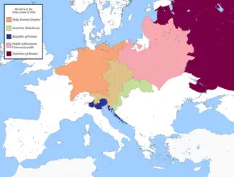 Members of the Holy League Members of the Holy League: Polish–Lithuanian Commonwealth Holy Roman Empire/Habsburg monarchy Venetian Republic Tsardom of Russia