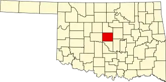 Oklahoma County map