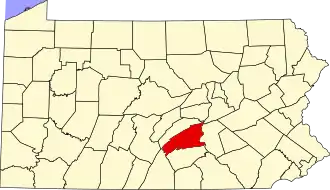 Perry County map