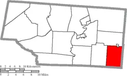 Location of Marion Township in Pike County