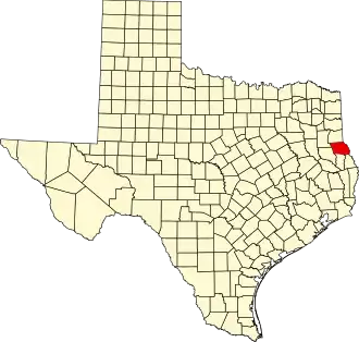 State map highlighting Shelby County