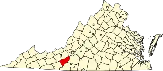 State map highlighting Floyd County