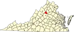 State map highlighting Greene County