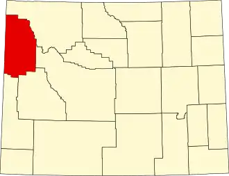 Teton County map