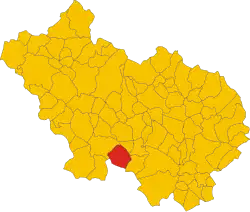 Pastena within the Province of Frosinone