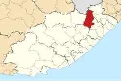 Location in the Eastern Cape