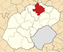 Location in the Free State